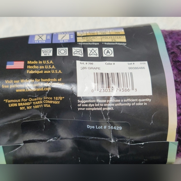 Bundle of #5 Bulky Yarn Multi-Color Lot Knitting Crochet Crafts 17 Skeins Chunky - Picture 8 of 16